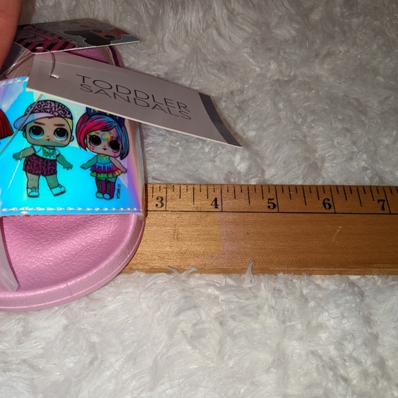 Nwts LOL surprise! Toddler girl slides/sandals - Picture 8 of 13